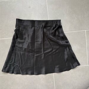 Quince Black Silk Skirt M NWOT